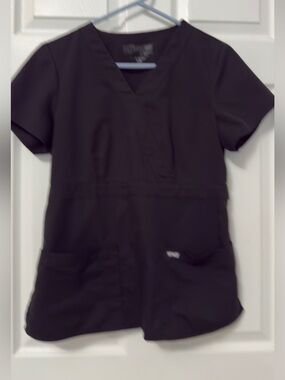 Grey's Anatomy Women's Short Sleeve Scrub Top - Black